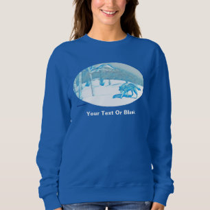 Lone Wolf In Winter Sweatshirt