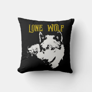 Lone Wolf Male Sigma Modern Minimalist Cushion