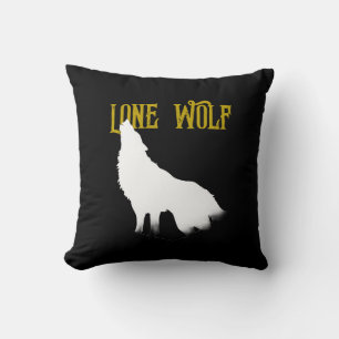 Lone Wolf Male Sigma Modern Minimalist Cushion
