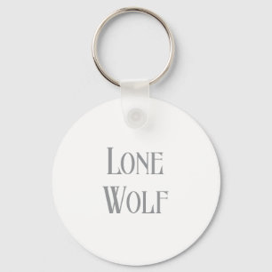 Lone Wolf Male Sigma Modern Minimalist Key Ring