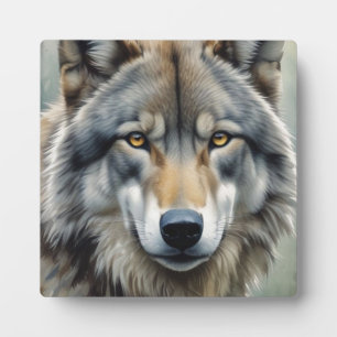 Lone Wolf Motivational Inspirational Art Plaque