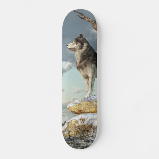 Lone Wolf Skateboard (Front)