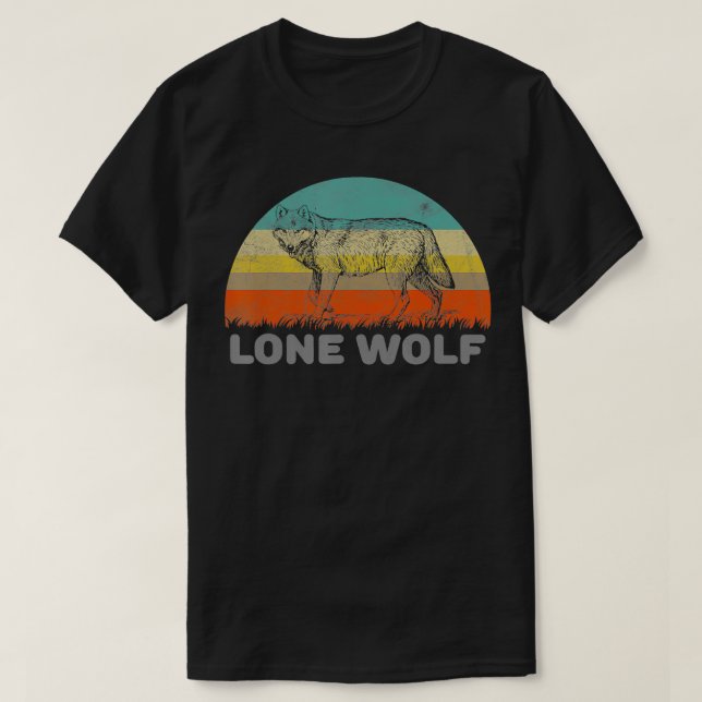 Lone Wolf  T-Shirt (Design Front)