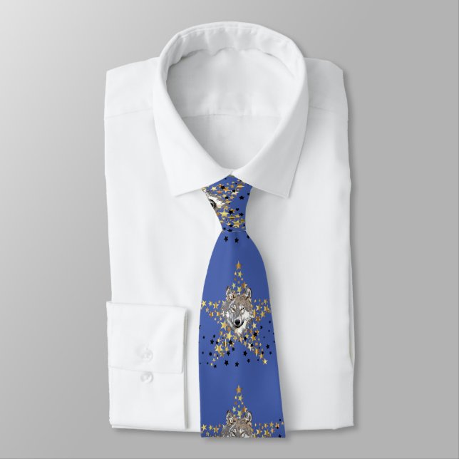 Lone Wolf Tie (Tied)