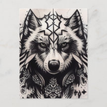 Lone Wolf Tribal Tattoo Wolves Powerwolf Pack