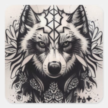 Lone Wolf Tribal Tattoo Wolves Powerwolf Pack