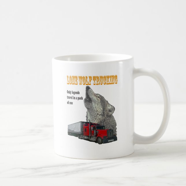 Lone Wolf Trucking Coffee Mug (Right)