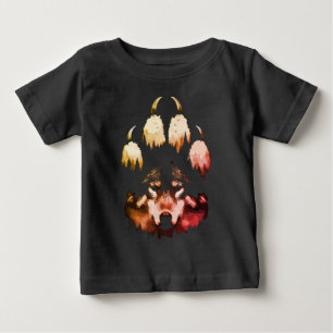 Lone Wolf. Wild Soul Baby T-Shirt