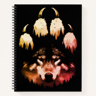 Lone Wolf. Wild Soul Notebook