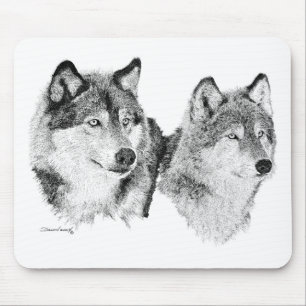 Lone Wolves Mouse Pad