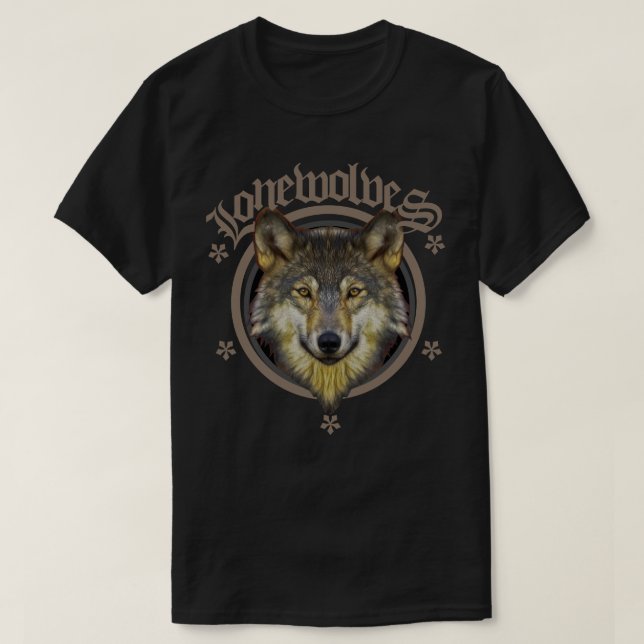 Lone Wolves Nature T-Shirt (Design Front)
