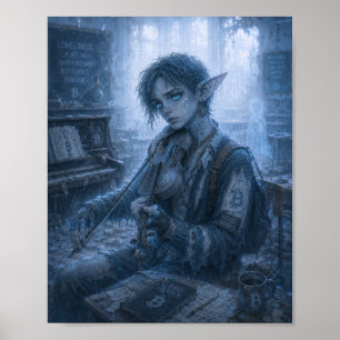 Loneliness / Musician / Empty School Poster
