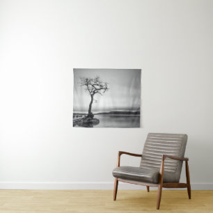 Lonely Bare Tree Tapestry