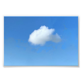 Lonely Cloud Photo Print