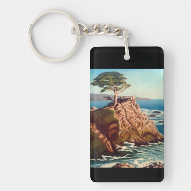 Lonely Cypruss Keychain (Front)