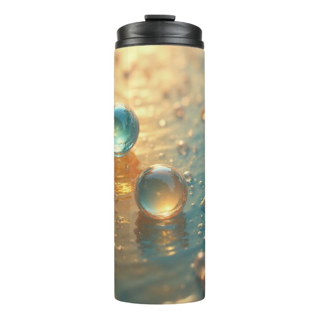 Lonely Droplets Thermal Tumbler (Front)