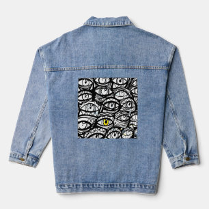 lonely eye denim jacket