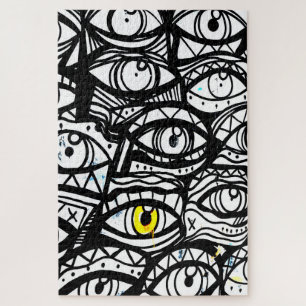 Lonely eye jigsaw puzzle