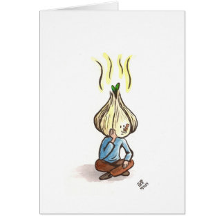Lonely Garlic Boy Card