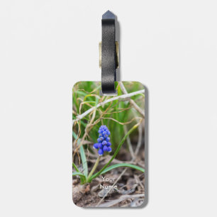 Lonely Grape Hyacinth Luggage Tag