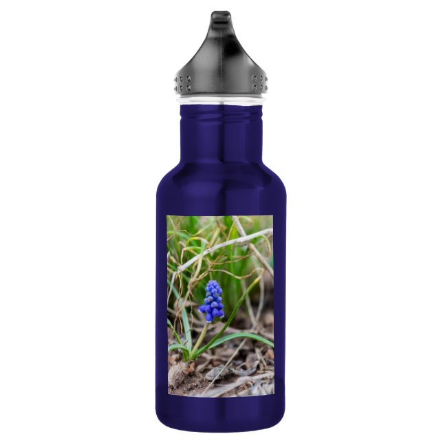 Lonely Grape Hyacinth Water Bottle (Right)