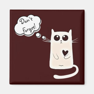 Lonely Hearts Cat Magnet