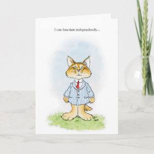 Lonely Kitty Card