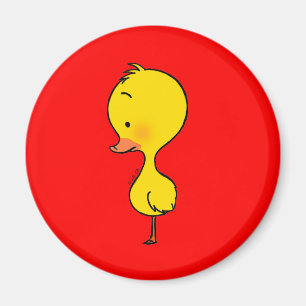 Lonely little duckling magnet