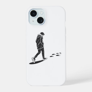 Lonely Night Walk Minimal Aesthetic Phone Case
