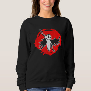Lonely Sad Emo Gothic Angel Sweatshirt