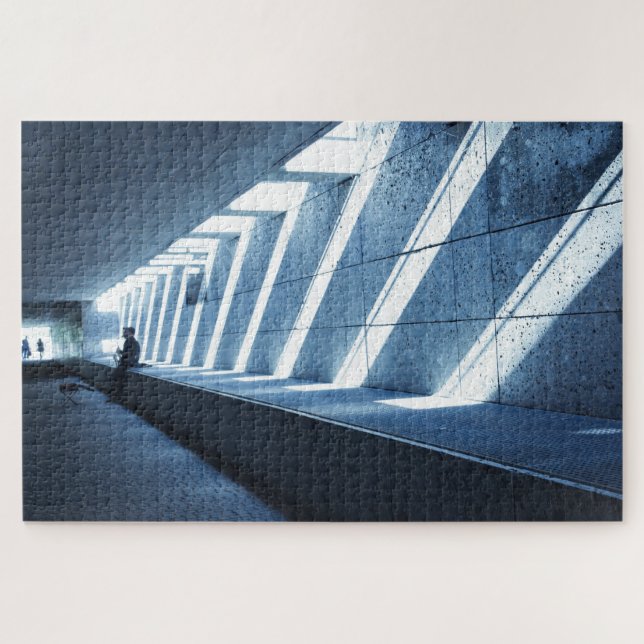 Lonely Saxophone Player - 20x30 - 1014 pcs Jigsaw Puzzle (Horizontal)