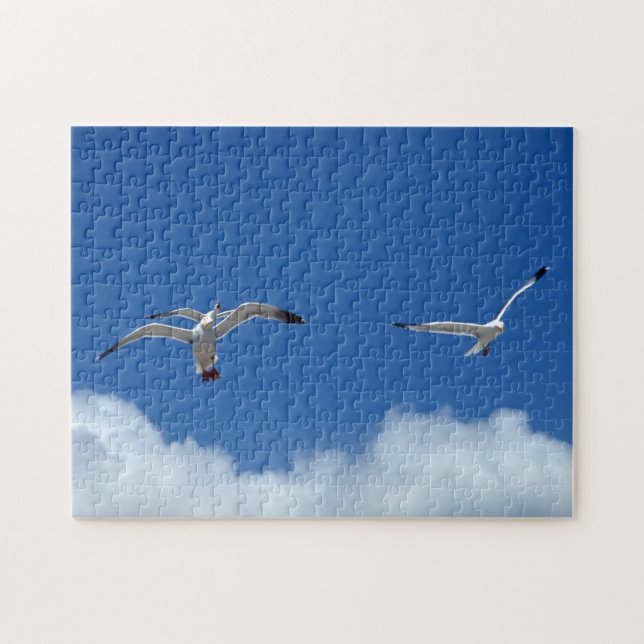 Lonely seagulls Puzzle (Horizontal)