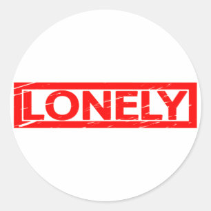 Lonely Stamp Classic Round Sticker