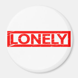 Lonely Stamp Magnet
