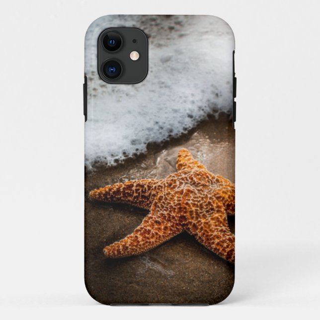 Lonely Starfish On The Beach Case-Mate iPhone Case (Back)