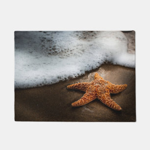 Lonely Starfish On The Beach Doormat