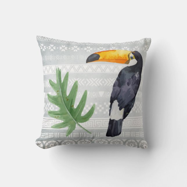 Lonely Toucan Cushion (Front)