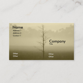 Lonely Tree Business Card
