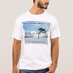 Lonely Tree, Dutch Harbour, Alaska T-Shirt