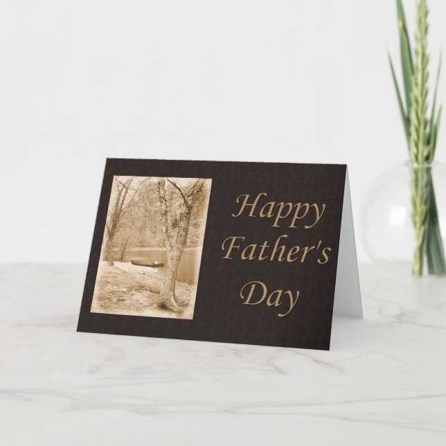 Lonely & Waiting Father's Day Card (Front)