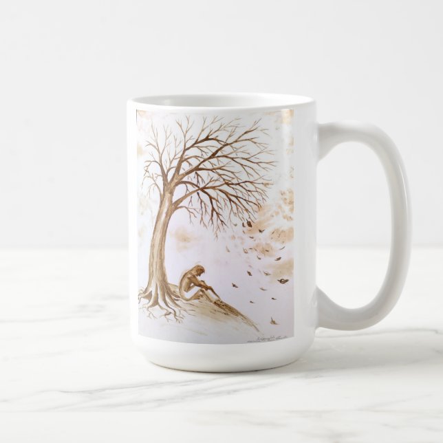 lonelyness and despression coffee mug (Right)