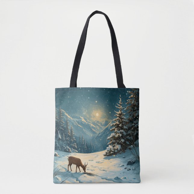 Lonesome Deer Tote Bag (Front)