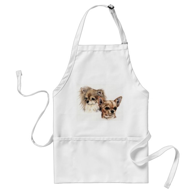 Long and smooth coat chihuahuas standard apron (Front)