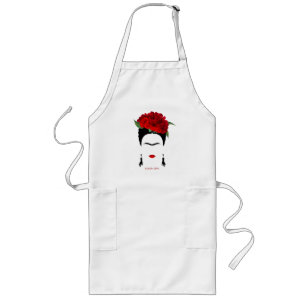 Long Apron Frida Kahlo portrait Mexican artist