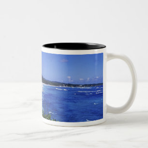 Long Bay, Port Antonio, Jamaica Two-Tone Coffee Mug