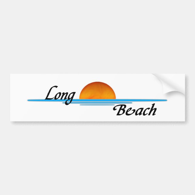 Long Beach Bumper Sticker (Front)