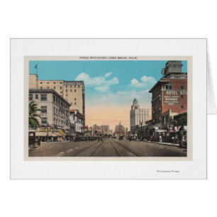 Long Beach, CA - Ocean Boulevard View