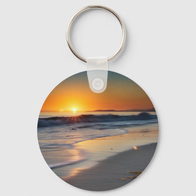 Long Beach California Key Ring (Front)