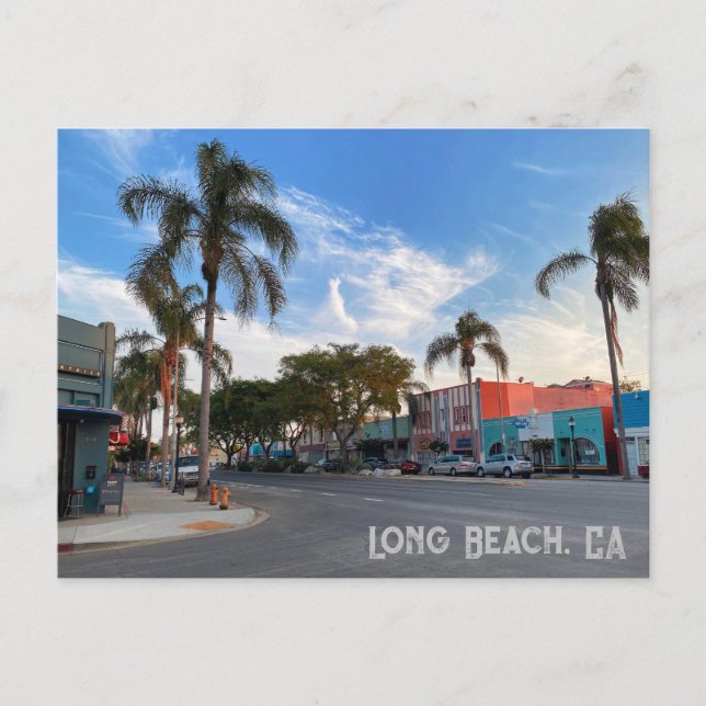 Long Beach California Postcard (Front)