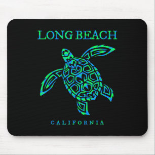Long Beach California Sea Turtle Boys Girls Toddle Mouse Pad
